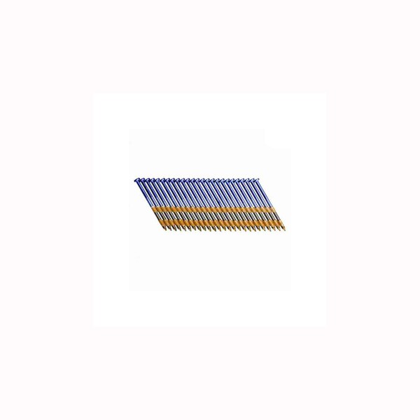 Collated Framing Nail, 2-3/8 in L, 12 ga, Bright, Round Head, 21 Degrees, 5000 PK